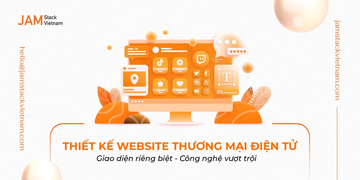 Thiết kế website thương mại điện tử giao diện riêng biệt - công nghệ vượt trội
