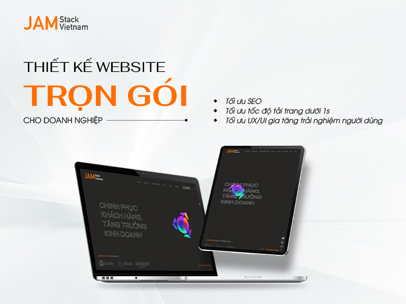 Dịch vụ thiết kế website trọn g&oacute;i JAMstack Vietnam