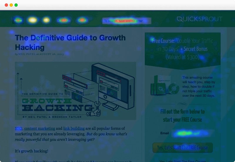 CrazyEgg l&agrave; c&ocirc;ng cụ ph&acirc;n t&iacute;ch h&agrave;nh vi người d&ugrave;ng website bằng bảng đồ nhiệt