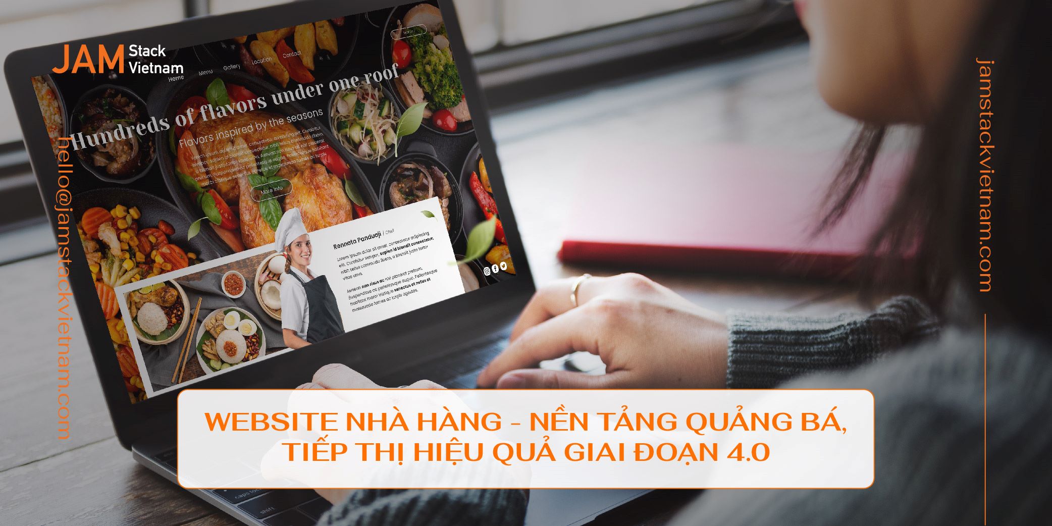 Website nhà hàng - Nền tảng quảng bá, tiếp thị hiệu quả giai đoạn 4.0