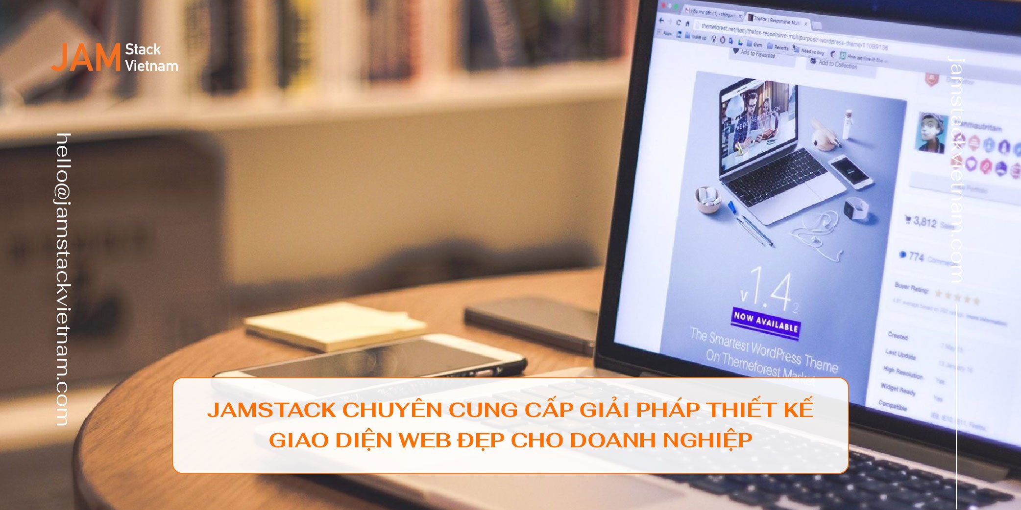 JAMstack Vietnam - Đơn vị chuyên cung cấp giải pháp thiết kế giao diện web đẹp cho doanh nghiệp