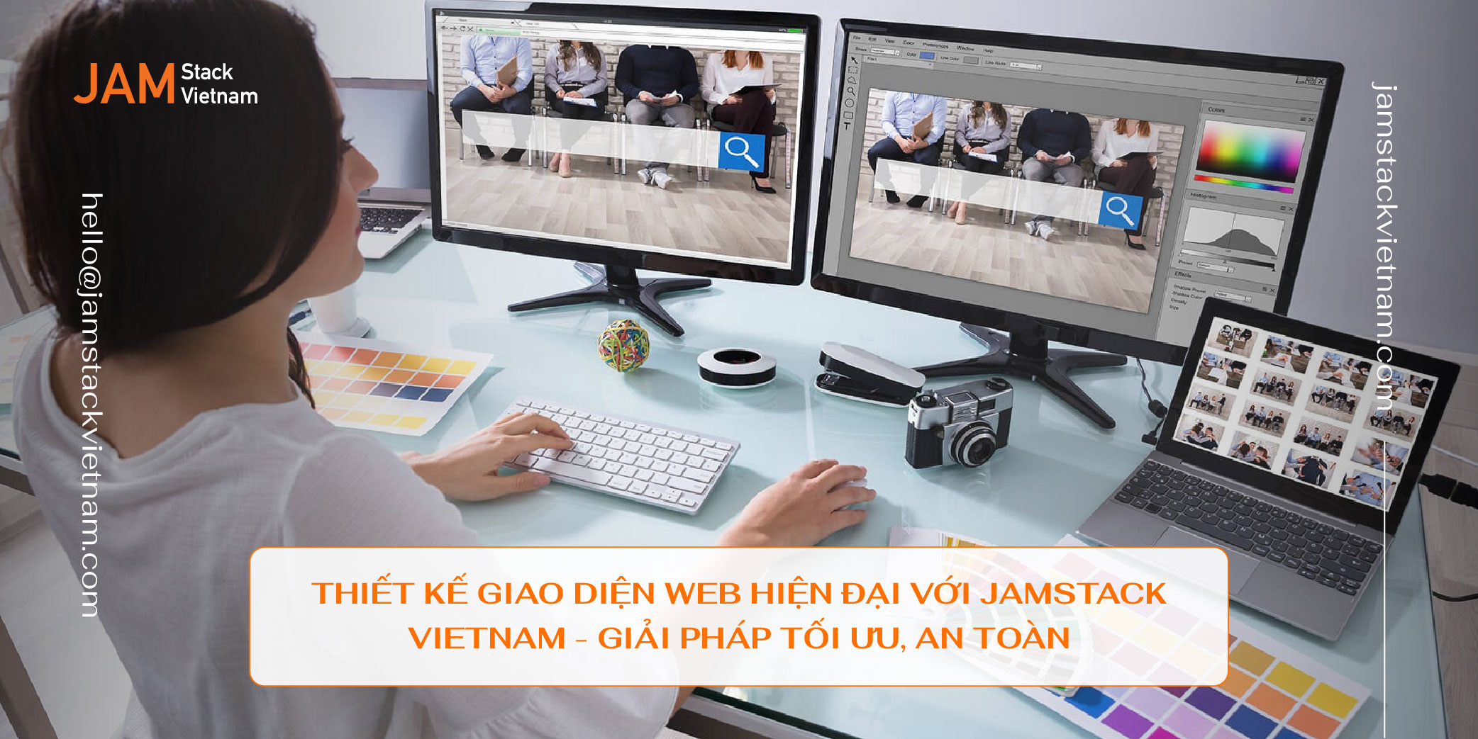 Thiết kế giao diện web hiện đại với JAMstack Vietnam - Giải pháp tối ưu, an toàn