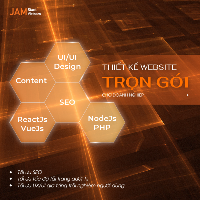 Lựa chọn JAMstack Vietnam để thiết kế website chuy&ecirc;n nghiệp, hiện đại