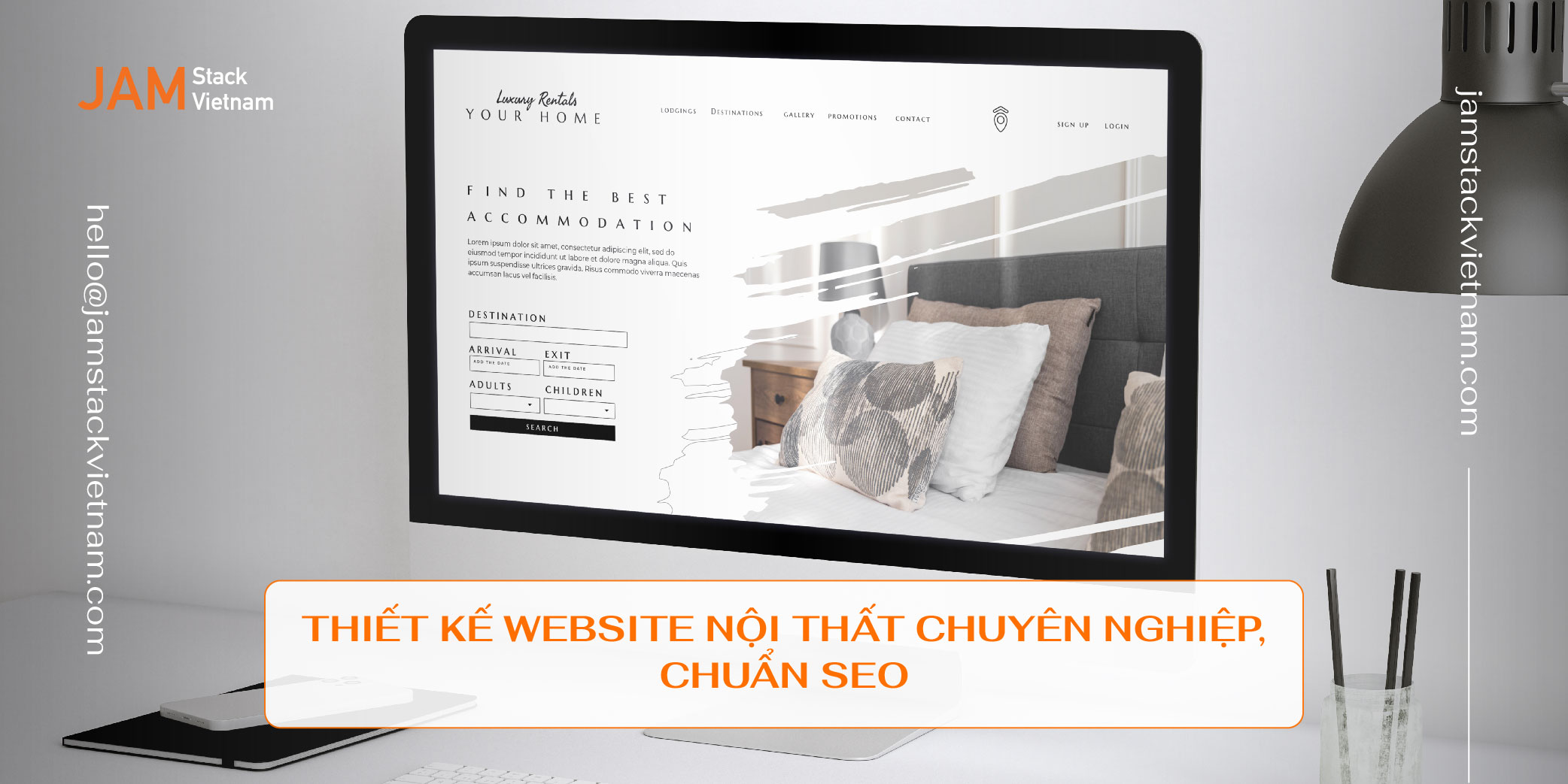 Thiết kế website nội thất chuyên nghiệp, chuẩn SEO